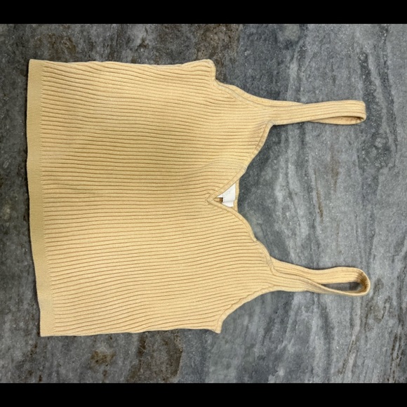 H&M cropped ribbed tank - Picture 1 of 2